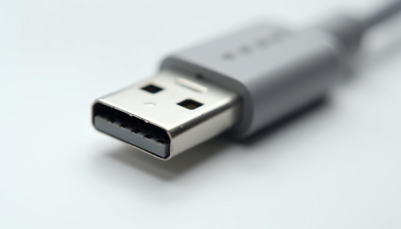 USB-C connector close-up